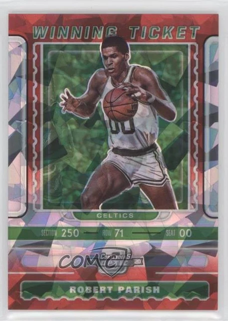 2019-20 Contenders Optic Winning Tickets Red Cracked Ice Prizm Robert Parish HOF