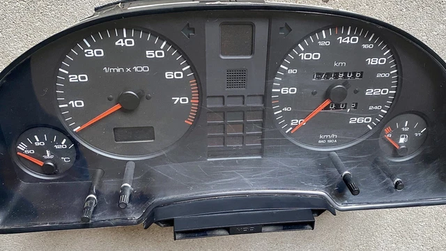 AUDI 80 90 B4 Instrument Cluster VDO 8A0190A Speedometer Max 260KMH 92 audi-80-90-b4-instrument-cluster-vdo-8a0190a-speedometer-max-260kmh-92
