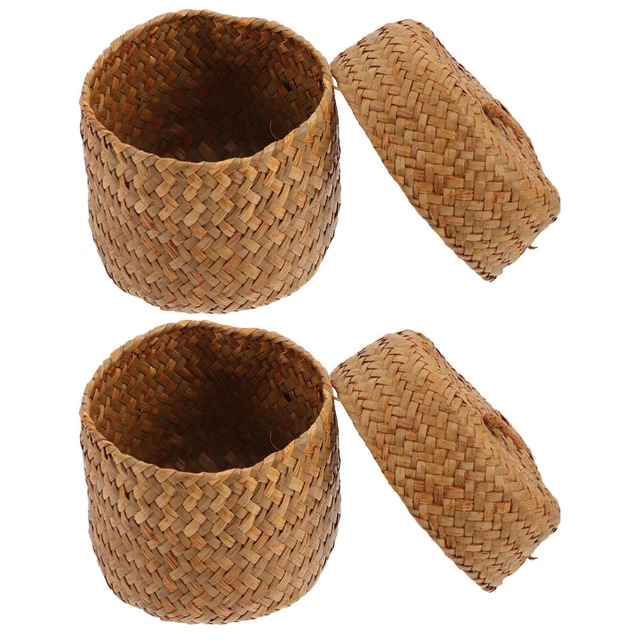 seagrass flower pots hand woven plant container seagrass belly basket straw plan