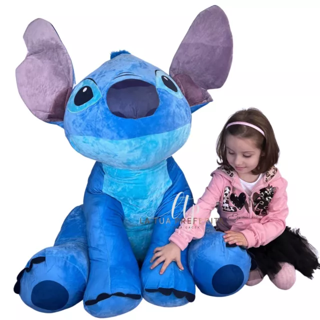 XXXL STITCH 100CM Peluche Géant Avec Son Disney Lilo & Stitch Original EUR  226,13 - PicClick FR