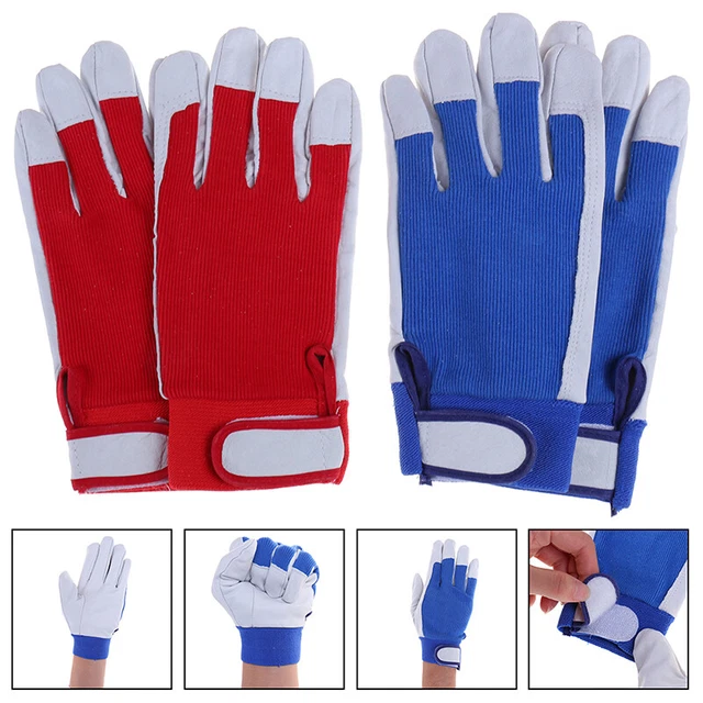 1 Pair Finger Welding Work Gloves Heat Shield Cover Safety Guard Protection.DY