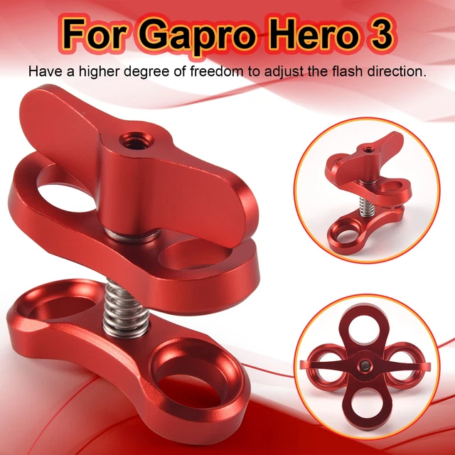 CAMERA ACCESSORY DIVING Lights Butterfly Clip Clamp Mount Aluminum For ...