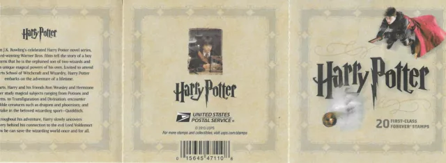 HARRY POTTER  20 First Class FOREVER Postage STAMPS COLLECTIBLE USA 2013 NEW