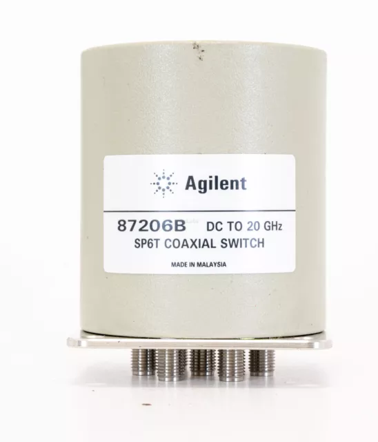 HP Agilent Keysight 87206B 20GHz 6-Port DC Multi-Port Coaxial Switch