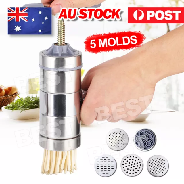 Kitchen Noodle Maker Machine Stainless Steel Pasta Fruit Juicer Press Spaghetti