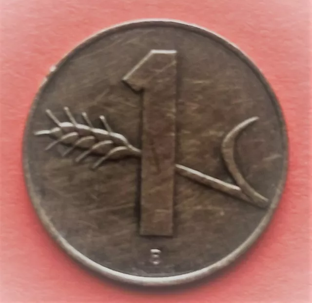 Moneta  Svizzera   , 1 Rappen del 1959 ,   ,  circolata