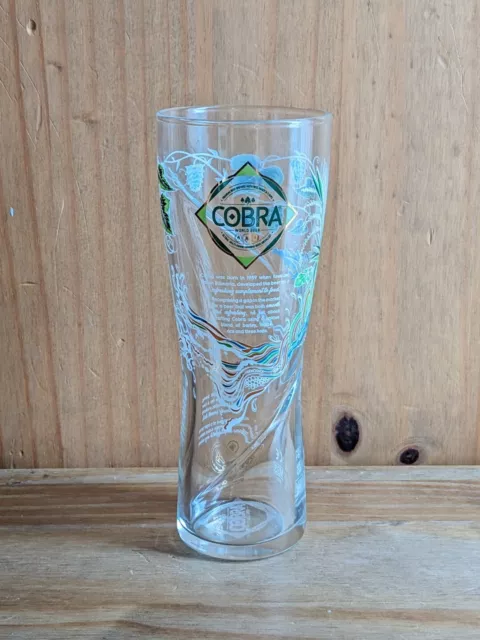 Single Cobra Beer Half Pint 10oz Glass Brand New