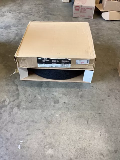 Ten 24” Black Floor Stripping Pads 3M 7200 61500044468