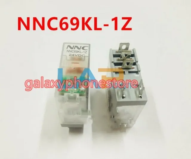 2PCS New For NNC Ultra-thin Relay NNC69KL-1Z 24VDC 5 feet 12A With Light