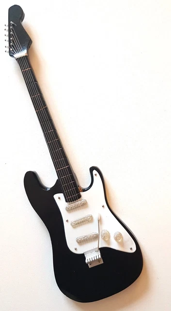 GUITARE MINIATURE - FAIT MAIN - 24cm - En bois vernis #19