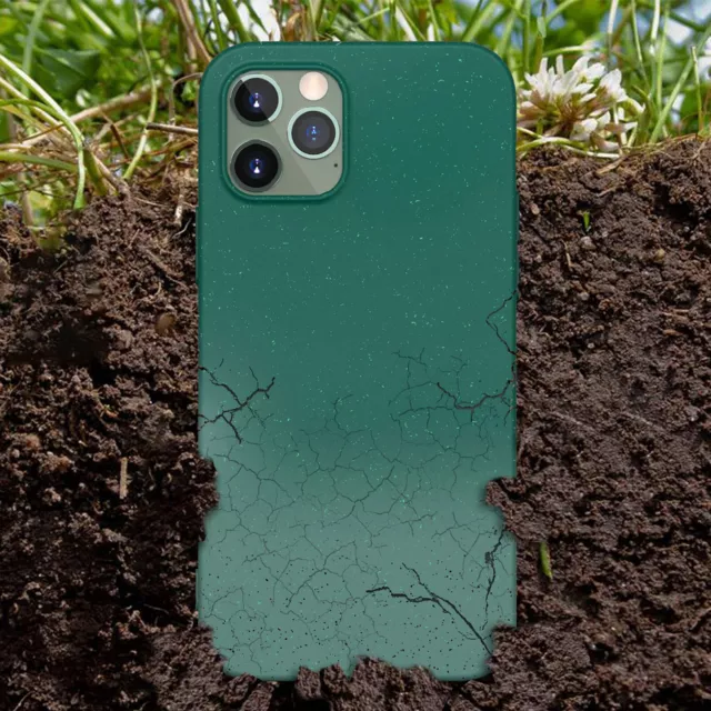 Environmental Protection Wheat Straw PLA Degradable Phone Case For iPhone 12 Pro