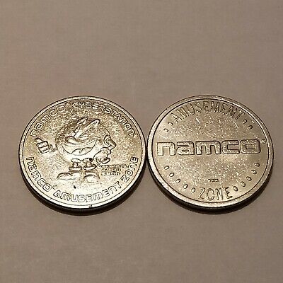Namco Cyberstation, Pac Man / Amusement Zone - 2 Game Tokens