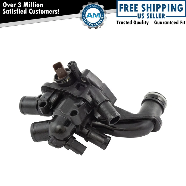 COOLANT THERMOSTAT & Housing Assembly w/ Temperature Sensor & Gasket