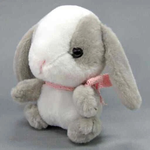 Spotted Loppy Rabbit POTE USA LOPPY nice rabbit Plush doll Stuffed pretty toy Collection ...