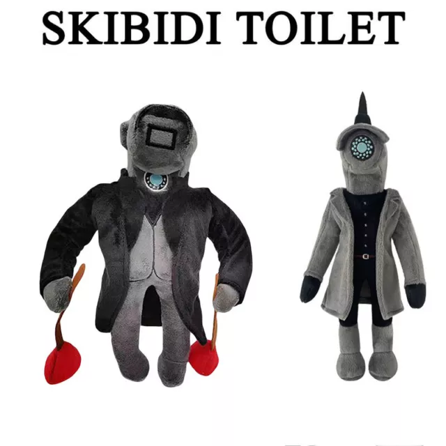 2023 Funny Shorts Skibidi Toilet TV Woman Plush Doll Toys Stuffed