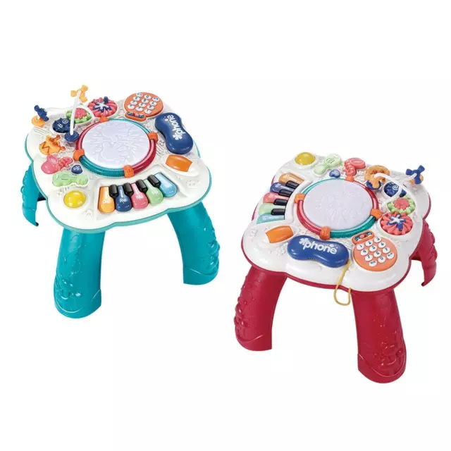 Baby Activity Table Baby Drum Musical Learning Table for Kid Early Education