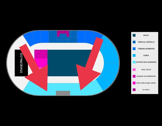 Depeche Mode 2 Biglietti Tickets  ESCLUSIVI BOLOGNA STADIO DALL'ARA 16/7/23