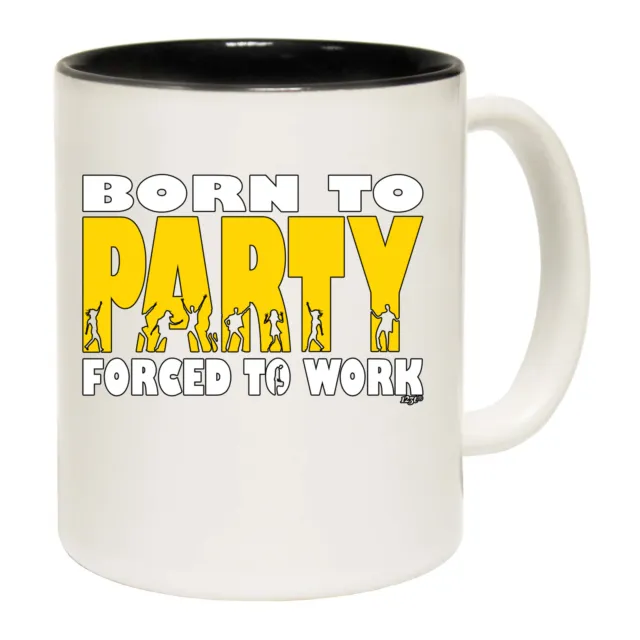 Born To Party - Funny Novelty Coffee Mug Mugs Cup - Gift Boxed