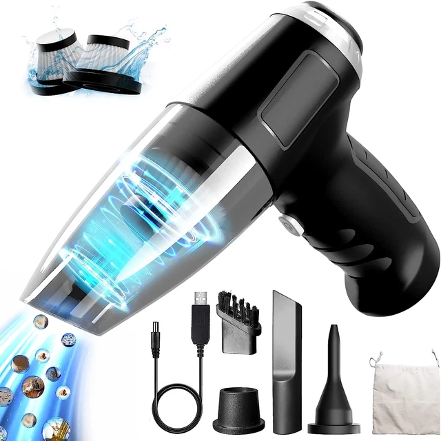 Aspirapolvere Senza Fili ad Alta Potenza per Auto 120W Aspirabriciole Portatile