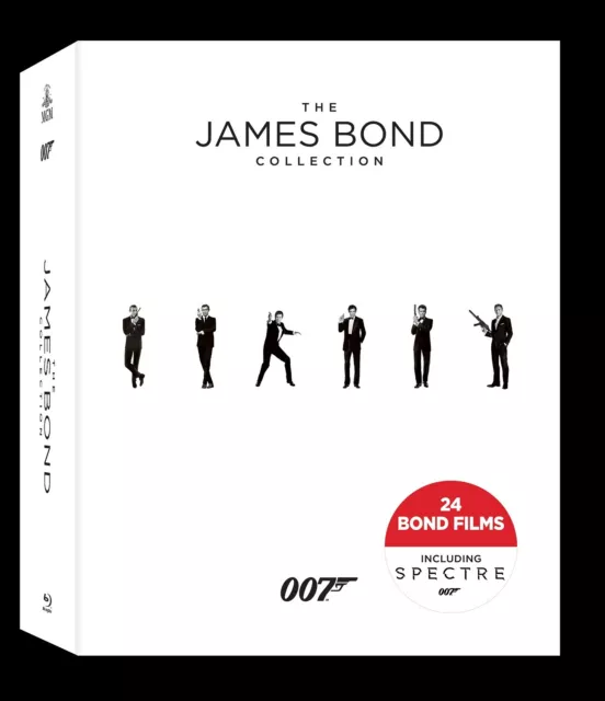 The James Bond Collection 007 All 24 Films NEW Region B Blu-ray