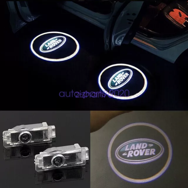 2Pcs HD LED Door Courtesy Projector Puddle Light For Land Rover Range Rover