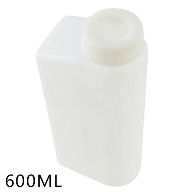 1 pz contenitore bottiglia miscelazione carburante 600 ml 25:1 per motosega a gas 2 tempi bianco^