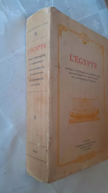 L'égypte - Aperçu historique et géographique - EO - 1926 2