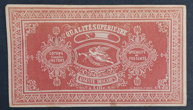 Étiquette Ancienne 1870 – Pâté Excentrique – Thème Cirque Et Clown – Label Vintage