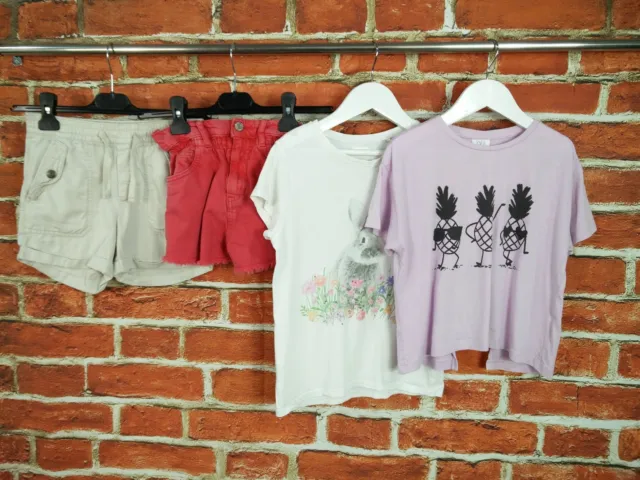 Girl Bundle Age 7-8 Years Gap Zara Next Shorts T-Shirts Summer Beach Kids 128Cm