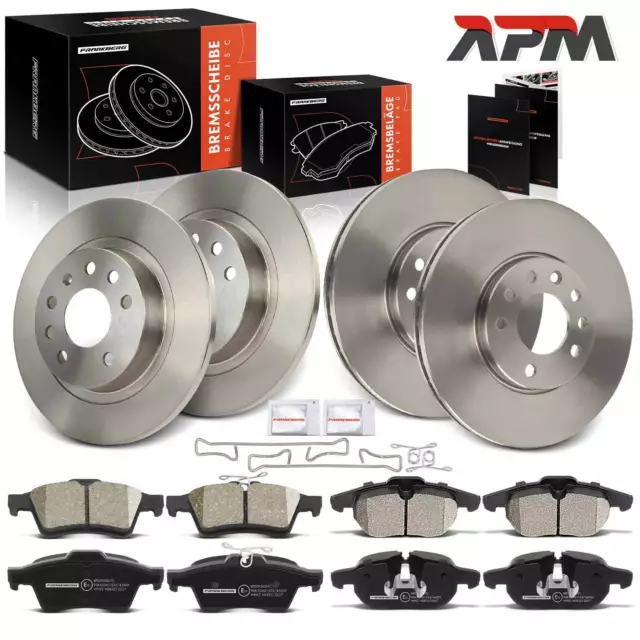 Disques de Frein Plaquettes avant Arrière pour Opel Vectra C Z02 Signum Z03 Saab