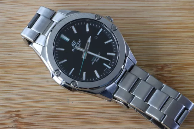 CASIO EDIFICE 5226 EFR 549 Silver Gold Boxed 95.00 PicClick UK