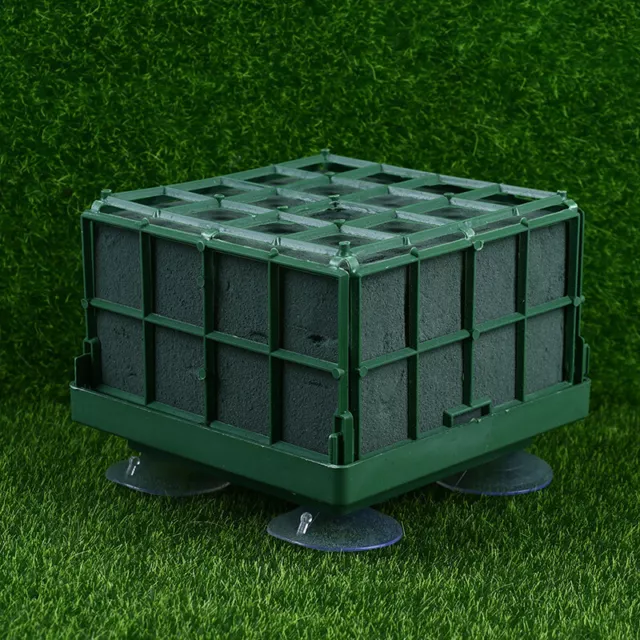 1Pc Green Square Decorative Durable Wedding Car Floral Foam Bricks with Suc~LN