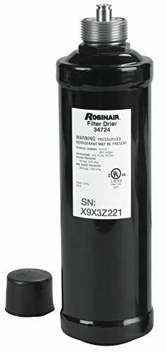Robinair 34724 A/C Recycling Filter-Drier Spin-On Filter Black