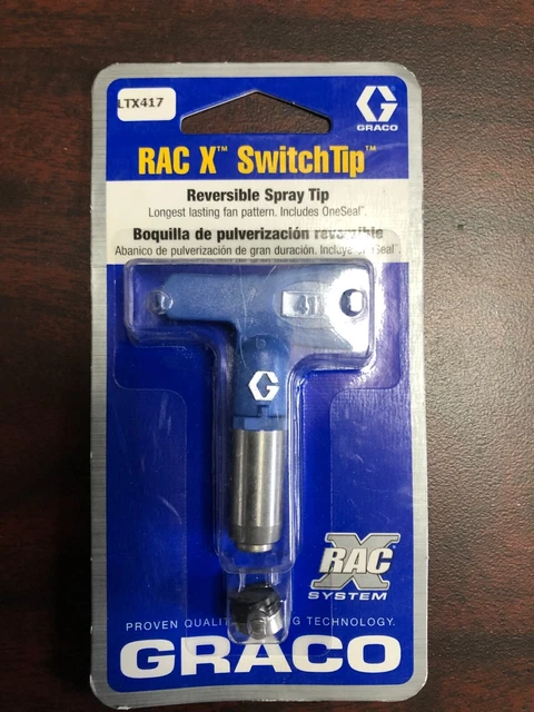New Graco RAC X SwitchTip Reversible Spray Tip Part# LTX417