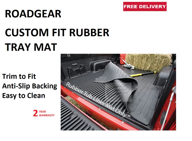 Roadgear  Customfit Rubber Tray Mat Fits Dmax /Colorado Rg 4Dr Dual Cab  Rga9926