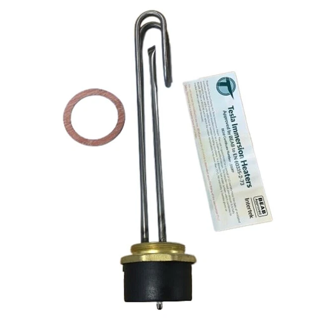 NEW TESLA 14 All Incoloy Immersion Heater Element 2.1/4 Boss TIH645 3kw  Hard W £19.99 - PicClick UK