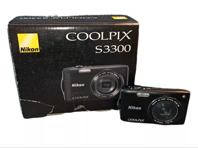 Nikon Coolpix S3300 Digitalkamera 16 Megapixel 6-Fach Opt. Zoom bildstabilisiert