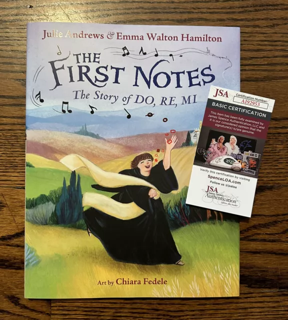 JULIE ANDREWS & EMMA WALTON HAMILTON... The First Notes: Do Re Mi SIGNED JSA COA