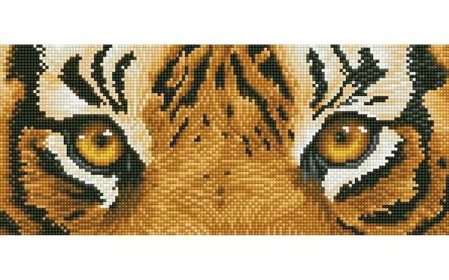 Diamond Dotz Tiger Spy Dotting Painting Craft Kit