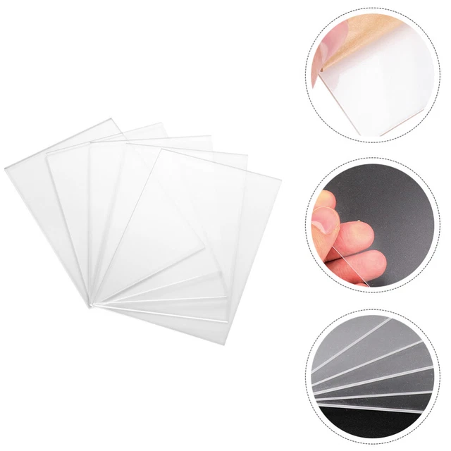 10pcs 10x15cm Transparent Acrylic Sheets Multifunction DIY Photo Frame Panels