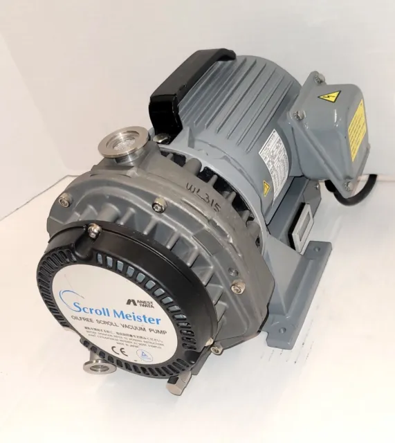 Anest Iwata Isp-90 Oil Free Scroll Pump Rebuilt With 12 Month Warranty