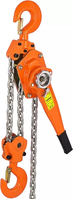 Lever Chain Hoist 3/4 Ton 1650LBS Capacity 10 FT Chain Come along with Heavy Dut