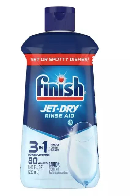 Finish Jet-Dry Ultra Rinse Aid, Dishwasher Rinse & Drying Agent (32 fl.  oz.)