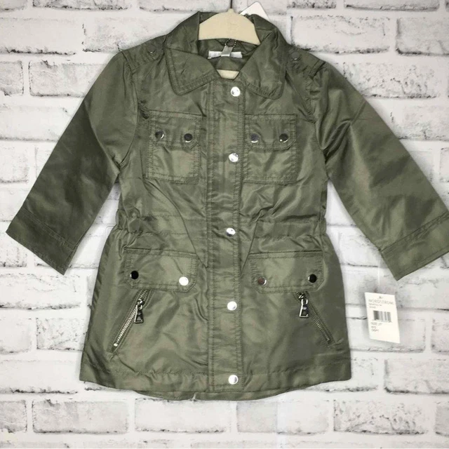 Urban Republic Kids' Hooded Twill Anorak Jacket new size 2