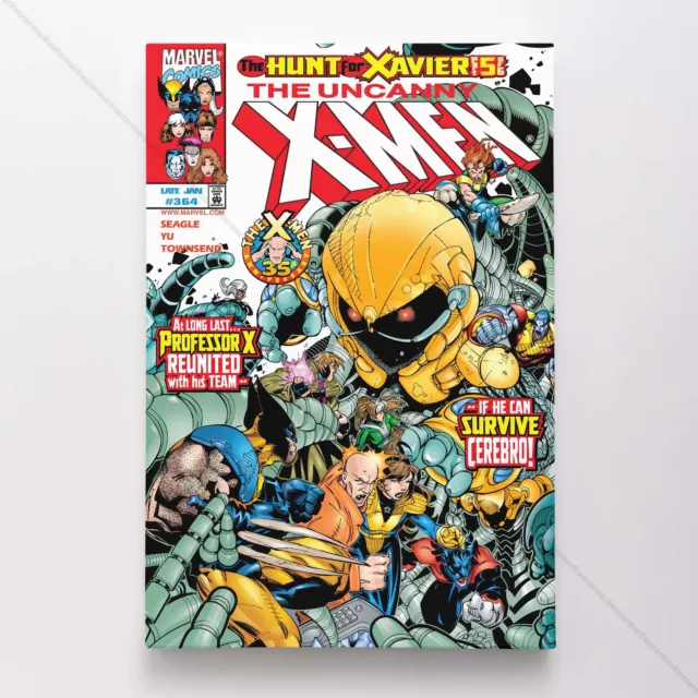 Uncanny X-Men Poster Canvas Vol 1 #364 Xmen Marvel Comic Book Art Print