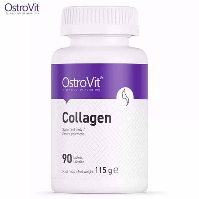 OstroVit Collagen 90 Tablets - Food Supplements - Skin - Bones - Joints Health