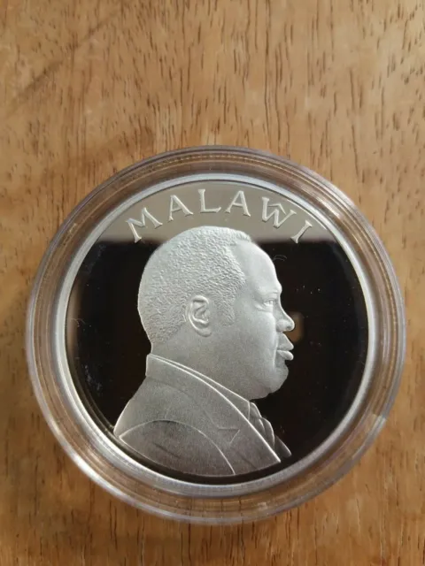 Malawi 5 Kwacha 1995 Silver Proof Issue United Nations 50th Anniversary, KM# 23a