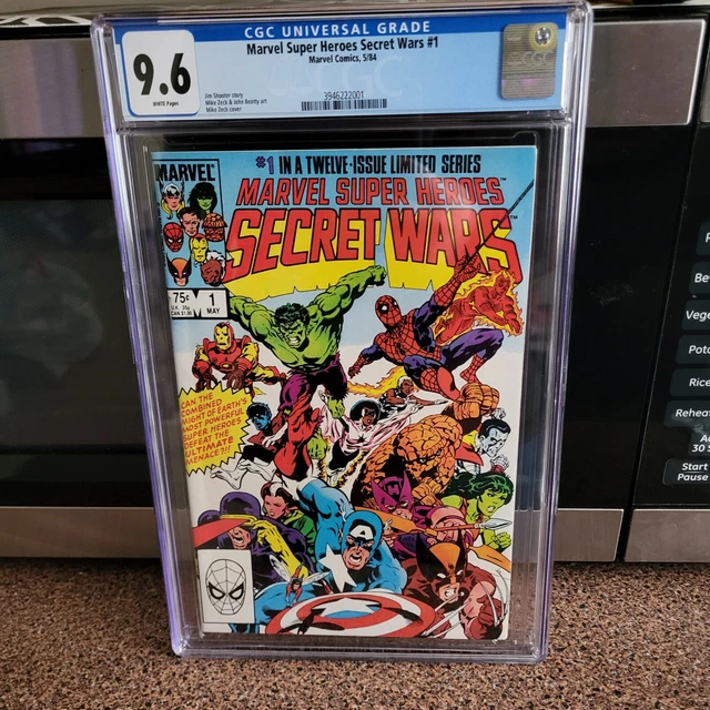 Marvel Super Heroes Secret Wars #1  CGC 9.6 WP NM+ 1984 Spider-Man 1st Beyonder