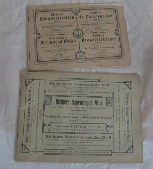 Vintage Richter’s Anchor Blocks Bricks Booklets 5
