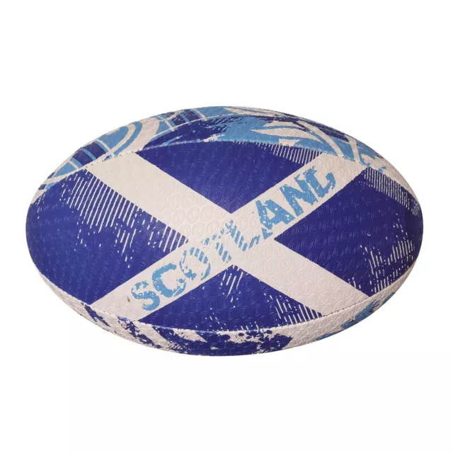 Optimum Scotland Rugby Ball Training Kids Adult Sizes 3 4 5 2